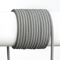 FIT textilní kabel 3X0,75 1bm černá/bílá - RED - DESIGN RENDL Obrázek pro produkt FIT textilní kabel 3X0,75 1bm černá/bílá - RED - DESIGN RENDL