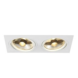 NEW TRIA II ES111 matná bílá 230V GU10 2x75W - BIG WHITE (SLV) Obrázek pro produkt NEW TRIA II ES111 matná bílá 230V GU10 2x75W - BIG WHITE (SLV)
