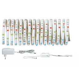 VÝPRODEJ SmartHome LED pásek sada Flaex 5m izolovaná, s ovládáním výměny barev - PAULMANN Obrázek pro produkt VÝPRODEJ SmartHome LED pásek sada Flaex 5m izolovaná, s ovládáním výměny barev - PAULMANN