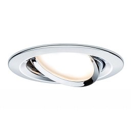 Zápustné svítidlo LED Coin Slim IP23 kulaté 6,8W chrom 1ks stmívatelné, výklopné - PAULMANN Obrázek pro produkt Zápustné svítidlo LED Coin Slim IP23 kulaté 6,8W chrom 1ks stmívatelné, výklopné - PAULMANN