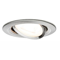 Zápustné svítidlo Nova IP23 kulaté železo 1ks max. 35W GU10 - PAULMANN Obrázek pro produkt Zápustné svítidlo Nova IP23 kulaté železo 1ks max. 35W GU10 - PAULMANN