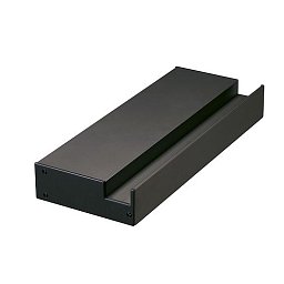 GLENOS Profi profil nástěnného nosiče , vč. koncových krytek, matný černý, 20 cm - BIG WHITE (SLV) Obrázek pro produkt GLENOS Profi profil nástěnného nosiče , vč. koncových krytek, matný černý, 20 cm - BIG WHITE (SLV)