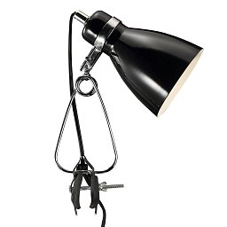 Lampa s klipem Cyclone 1x15W E14 černá - NORDLUX Obrázek pro produkt Lampa s klipem Cyclone 1x15W E14 černá - NORDLUX