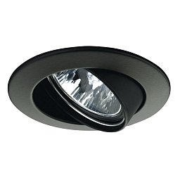 Zápustné svítidlo Premium výklopné max.50W 12V 51mm černá/hliník - PAULMANN Obrázek pro produkt Zápustné svítidlo Premium výklopné max.50W 12V 51mm černá/hliník - PAULMANN