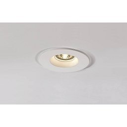 PLASTRA typu downlight, GU10, kulaté, bílá sádra - BIG WHITE (SLV) Obrázek pro produkt PLASTRA typu downlight, GU10, kulaté, bílá sádra - BIG WHITE (SLV)
