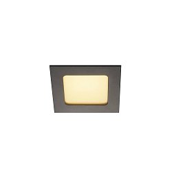 FRAME BASIC, sada LED, downlight, černé matné, 6 W, 3000K, včetně ovladače - BIG WHITE (SLV) Obrázek pro produkt FRAME BASIC, sada LED, downlight, černé matné, 6 W, 3000K, včetně ovladače - BIG WHITE (SLV)