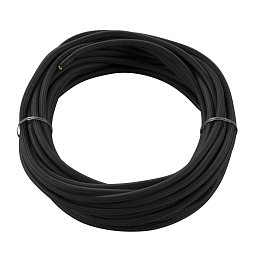 Textile cable, 3-pole, 10m, black H03VV-F, 3x0,75mm² - BIG WHITE (SLV) Obrázek pro produkt Textile cable, 3-pole, 10m, black H03VV-F, 3x0,75mm² - BIG WHITE (SLV)