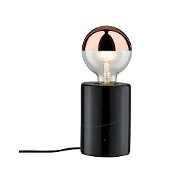 Stolní lampa Neordic Nordin černá / mramor - PAULMANN Obrázek pro produkt Stolní lampa Neordic Nordin černá / mramor - PAULMANN