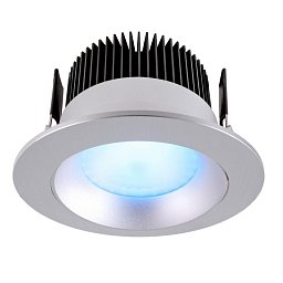 Zápustné svítidlo COB 94 RGBW stříbrná LED 16W 3000K 710lm - LIGHT IMPRESSIONS Obrázek pro produkt Zápustné svítidlo COB 94 RGBW stříbrná LED 16W 3000K 710lm - LIGHT IMPRESSIONS