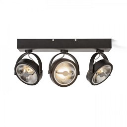 KELLY LED III nástěnná černá 230V LED 3x12W 24° 3000K - RED - DESIGN RENDL Obrázek pro produkt KELLY LED III nástěnná černá 230V LED 3x12W 24° 3000K - RED - DESIGN RENDL