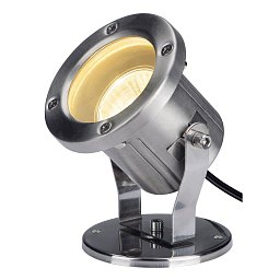 NAUTILUS venkovní reflektor QPAR51 nerezová ocel max.35 W vč. kabelu 15m - BIG WHITE (SLV) Obrázek pro produkt NAUTILUS venkovní reflektor QPAR51 nerezová ocel max.35 W vč. kabelu 15m - BIG WHITE (SLV)