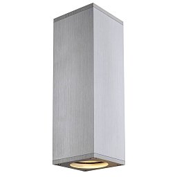 THEO UP/DOWN QPAR51 nástěnné svítidlo kartáčovaný hliník max. 2x50W - BIG WHITE (SLV) Obrázek pro produkt THEO UP/DOWN QPAR51 nástěnné svítidlo kartáčovaný hliník max. 2x50W - BIG WHITE (SLV)