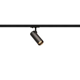 HELIA 50 svítidlo na 1fázovou 230V kolejnici LED 3000K černá 35° vč.adaptéru - BIG WHITE (SLV) Obrázek pro produkt HELIA 50 svítidlo na 1fázovou 230V kolejnici LED 3000K černá 35° vč.adaptéru - BIG WHITE (SLV)