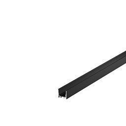 GRAZIA 20 profil na stěnu LED standard hladký 3m černý - BIG WHITE (SLV) Obrázek pro produkt GRAZIA 20 profil na stěnu LED standard hladký 3m černý - BIG WHITE (SLV)