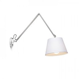 ASHLEY nástěnná bílá chrom 230V E27 42W - RED - DESIGN RENDL Obrázek pro produkt ASHLEY nástěnná bílá chrom 230V E27 42W - RED - DESIGN RENDL