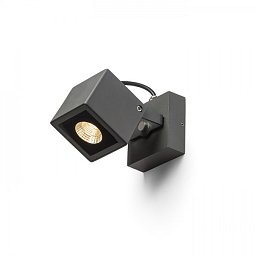 BORA nástěnná antracitová 230V LED 6W 44° IP54 3000K - RED - DESIGN RENDL Obrázek pro produkt BORA nástěnná antracitová 230V LED 6W 44° IP54 3000K - RED - DESIGN RENDL