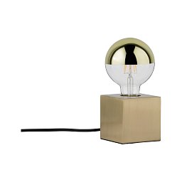 Stolní lampa Dilja 1-ramenné mosaz kartáčovaná - PAULMANN Obrázek pro produkt Stolní lampa Dilja 1-ramenné mosaz kartáčovaná - PAULMANN