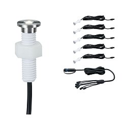 Plug&Shine sada vestavné svítidlo MicroPen II IP67 3000K 5x0,22W - PAULMANN Obrázek pro produkt Plug&Shine sada vestavné svítidlo MicroPen II IP67 3000K 5x0,22W - PAULMANN