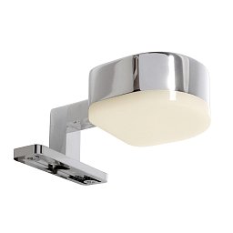 KapegoLED nábytkové přisazené svítidlo Gienah 9V DC 3,20 W 3000 K 120 lm 60 mm stříbrná - LIGHT IMPRESSIONS Obrázek pro produkt KapegoLED nábytkové přisazené svítidlo Gienah 9V DC 3,20 W 3000 K 120 lm 60 mm stříbrná - LIGHT IMPRESSIONS