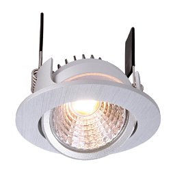 Deko-Light stropní vestavné svítidlo COB-68-350mA-2700K-kulaté-plochý 14-15V DC 5W 2700 K 490 lm stříbrná - LIGHT IMPRESSIONS Obrázek pro produkt Deko-Light stropní vestavné svítidlo COB-68-350mA-2700K-kulaté-plochý 14-15V DC 5W 2700 K 490 lm stříbrná - LIGHT IMPRESSIONS