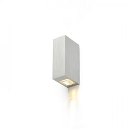 NICK II nástěnná česaný hliník 230V LED 2x3W IP54 3000K - RED - DESIGN RENDL Obrázek pro produkt NICK II nástěnná česaný hliník 230V LED 2x3W IP54 3000K - RED - DESIGN RENDL