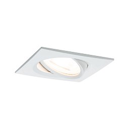 Vestavné svítidlo LED Nova hranaté 1x6,5W GU10 bílá mat nastavitelné - PAULMANN Obrázek pro produkt Vestavné svítidlo LED Nova hranaté 1x6,5W GU10 bílá mat nastavitelné - PAULMANN