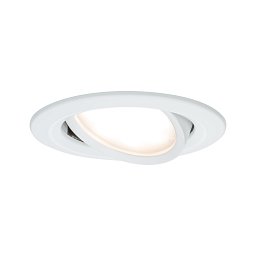 Vestavné svítidlo LED Nova kruhové 1x6,5W bílá mat nastavitelné - PAULMANN Obrázek pro produkt Vestavné svítidlo LED Nova kruhové 1x6,5W bílá mat nastavitelné - PAULMANN