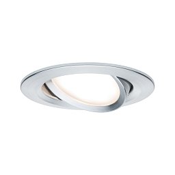 Vestavné svítidlo LED Nova kruhové 1x6,5W hliník broušený nastavitelné - PAULMANN Obrázek pro produkt Vestavné svítidlo LED Nova kruhové 1x6,5W hliník broušený nastavitelné - PAULMANN