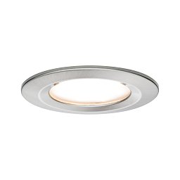 Vestavné svítidlo LED Nova kruhové 1x6,5W kov kartáčovaný nevýklopné - PAULMANN Obrázek pro produkt Vestavné svítidlo LED Nova kruhové 1x6,5W kov kartáčovaný nevýklopné - PAULMANN