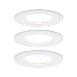 Vestavné svítidlo LED Nova kruhové 3x6,5W bílá mat nevýklopné - PAULMANN Obrázek pro produkt Vestavné svítidlo LED Nova kruhové 3x6,5W bílá mat nevýklopné - PAULMANN