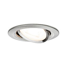 Vestavné svítidlo LED Nova kruhové 1x6,5W GU10 kov kartáčovaný nastavitelné 3-krokové-stmívatelné - PAULMANN Obrázek pro produkt Vestavné svítidlo LED Nova kruhové 1x6,5W GU10 kov kartáčovaný nastavitelné 3-krokové-stmívatelné - PAULMANN