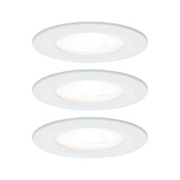 Vestavné svítidlo LED Nova kruhové 3x6,5W GU10 bílá mat nevýklopné 3-krokové-stmívatelné - PAULMANN Obrázek pro produkt Vestavné svítidlo LED Nova kruhové 3x6,5W GU10 bílá mat nevýklopné 3-krokové-stmívatelné - PAULMANN
