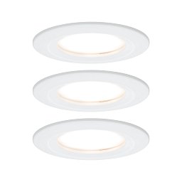 Vestavné svítidlo LED Nova kruhové 3x6,5W bílá mat nevýklopné 3-krokové-stmívatelné - PAULMANN Obrázek pro produkt Vestavné svítidlo LED Nova kruhové 3x6,5W bílá mat nevýklopné 3-krokové-stmívatelné - PAULMANN