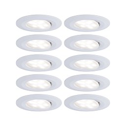 Vestavné svítidlo LED Calla kruhové 10x6,5W bílá mat výklopné - PAULMANN Obrázek pro produkt Vestavné svítidlo LED Calla kruhové 10x6,5W bílá mat výklopné - PAULMANN