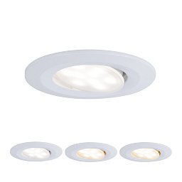 Vestavné svítidlo LED Calla kruhové 1x5,5W bílá mat výklopné nastavitelná teplota barvy - PAULMANN Obrázek pro produkt Vestavné svítidlo LED Calla kruhové 1x5,5W bílá mat výklopné nastavitelná teplota barvy - PAULMANN