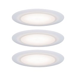 Premium vestavná svítidla sada LED stmívatelné 2700K 3x6,5W 230 V saténové - PAULMANN Obrázek pro produkt Premium vestavná svítidla sada LED stmívatelné 2700K 3x6,5W 230 V saténové - PAULMANN