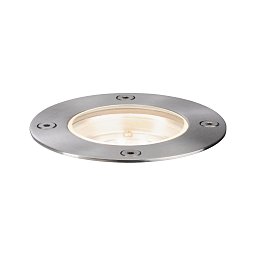 Plug & Shine zemní svítidlo kruhové IP65 3000K 4W 24V stříbrná - PAULMANN Obrázek pro produkt Plug & Shine zemní svítidlo kruhové IP65 3000K 4W 24V stříbrná - PAULMANN