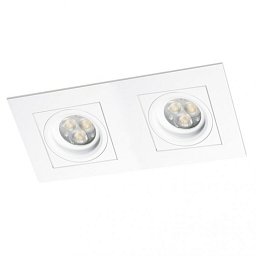 Zápustné svítidlo CARE LED 2x 10W 3000K 40° 1468lm bílé - BPM (starý kód 4201LED2.D40.3K) Obrázek pro produkt Zápustné svítidlo CARE LED 2x 10W 3000K 40° 1468lm bílé - BPM (starý kód 4201LED2.D40.3K)
