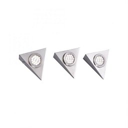 HELENA LED skříňková svítidla sada, 3-ramenné, ocel 3000K - PAUL NEUHAUS Obrázek pro produkt HELENA LED skříňková svítidla sada, 3-ramenné, ocel 3000K - PAUL NEUHAUS