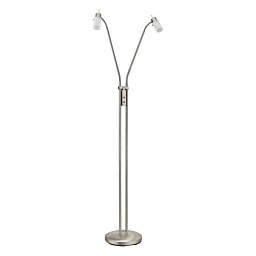 MAX LED LED stojací svítidlo, 2-ramenné, sklo, ocel 3000K - LEUCHTEN DIREKT / JUST LIGHT Obrázek pro produkt MAX LED LED stojací svítidlo, 2-ramenné, sklo, ocel 3000K - LEUCHTEN DIREKT / JUST LIGHT