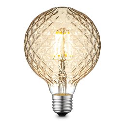 LED Filament dekorativní žárovka Globe E27 průměr 95mm 2700K - LEUCHTEN DIREKT / JUST LIGHT Obrázek pro produkt LED Filament dekorativní žárovka Globe E27 průměr 95mm 2700K - LEUCHTEN DIREKT / JUST LIGHT