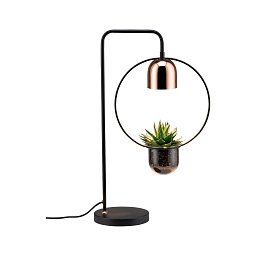 Stolní lampa Fanja 1-ramenné pro osvětlení rostlin černá/měď - PAULMANN Obrázek pro produkt Stolní lampa Fanja 1-ramenné pro osvětlení rostlin černá/měď - PAULMANN