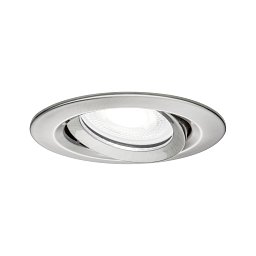 Vestavné svítidlo LED Nova Plus kruhové 1x6W GU10 kov kartáčovaný výklopné stmívatelné - PAULMANN Obrázek pro produkt Vestavné svítidlo LED Nova Plus kruhové 1x6W GU10 kov kartáčovaný výklopné stmívatelné - PAULMANN