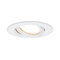 Vestavné svítidlo LED Nova Plus kruhové 1x6,8W bílá mat výklopné stmívatelné - PAULMANN Obrázek pro produkt Vestavné svítidlo LED Nova Plus kruhové 1x6,8W bílá mat výklopné stmívatelné - PAULMANN