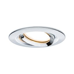 Vestavné svítidlo LED Nova Plus kruhové 1x6,8W chrom výklopné stmívatelné - PAULMANN Obrázek pro produkt Vestavné svítidlo LED Nova Plus kruhové 1x6,8W chrom výklopné stmívatelné - PAULMANN