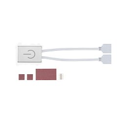 MaxLED dotykový spínač max. 144W stříbrná - PAULMANN Obrázek pro produkt MaxLED dotykový spínač max. 144W stříbrná - PAULMANN