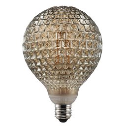 LED žárovka dekorační E27 Avra Dent 2W kouřová - NORDLUX Obrázek pro produkt LED žárovka dekorační E27 Avra Dent 2W kouřová - NORDLUX