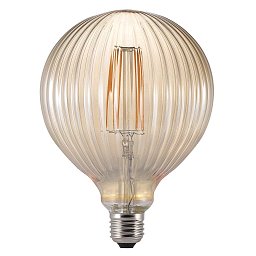 LED žárovka dekorační E27 Avra Stripes 2W jantar - NORDLUX Obrázek pro produkt LED žárovka dekorační E27 Avra Stripes 2W jantar - NORDLUX