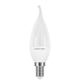 LED SVÍČKA PLAMEN ONDA 6W E14 6500K 520Lm 200d 38x130mm IP20 - CENTURY Obrázek pro produkt LED SVÍČKA PLAMEN ONDA 6W E14 6500K 520Lm 200d 38x130mm IP20 - CENTURY