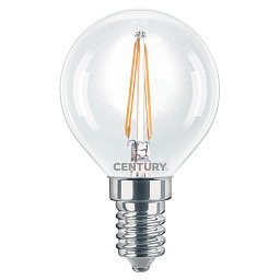 LED FILAMENT MINI GLOBE ČIRÁ 2W E14 2700K 245Lm 360d 45x76mm IP20 - CENTURY Obrázek pro produkt LED FILAMENT MINI GLOBE ČIRÁ 2W E14 2700K 245Lm 360d 45x76mm IP20 - CENTURY